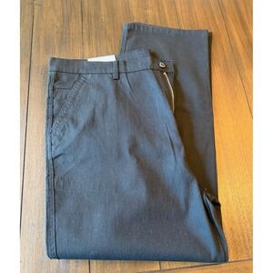 Jett Jeans Mens Straight Fit Black Twill Pants Trousers 40W 31L NWT